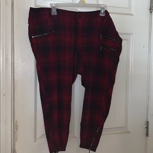 Torrid plaid jeggings